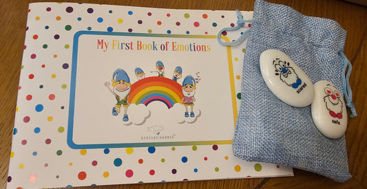 MY FIRST EMOTIONS WORKBOOK AND STONES SET - NEW