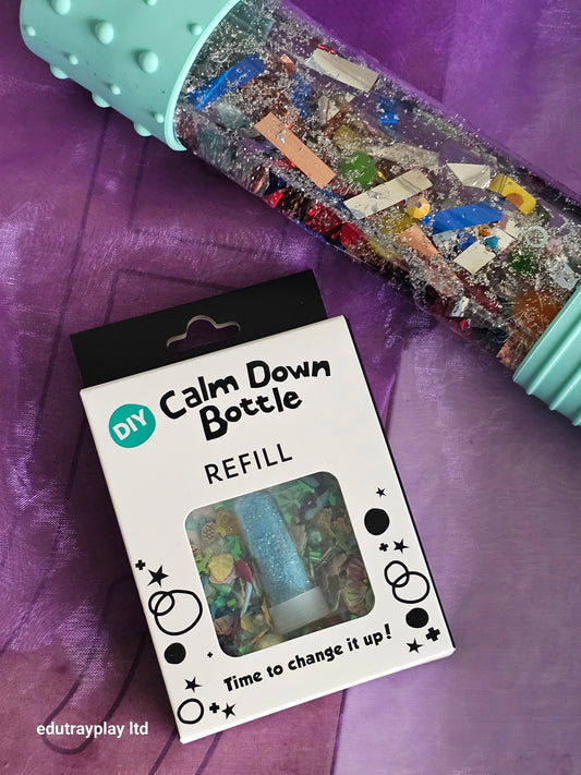 Calm down Bottle - unicorn - includes a filling plus a free extra refill  - SALE