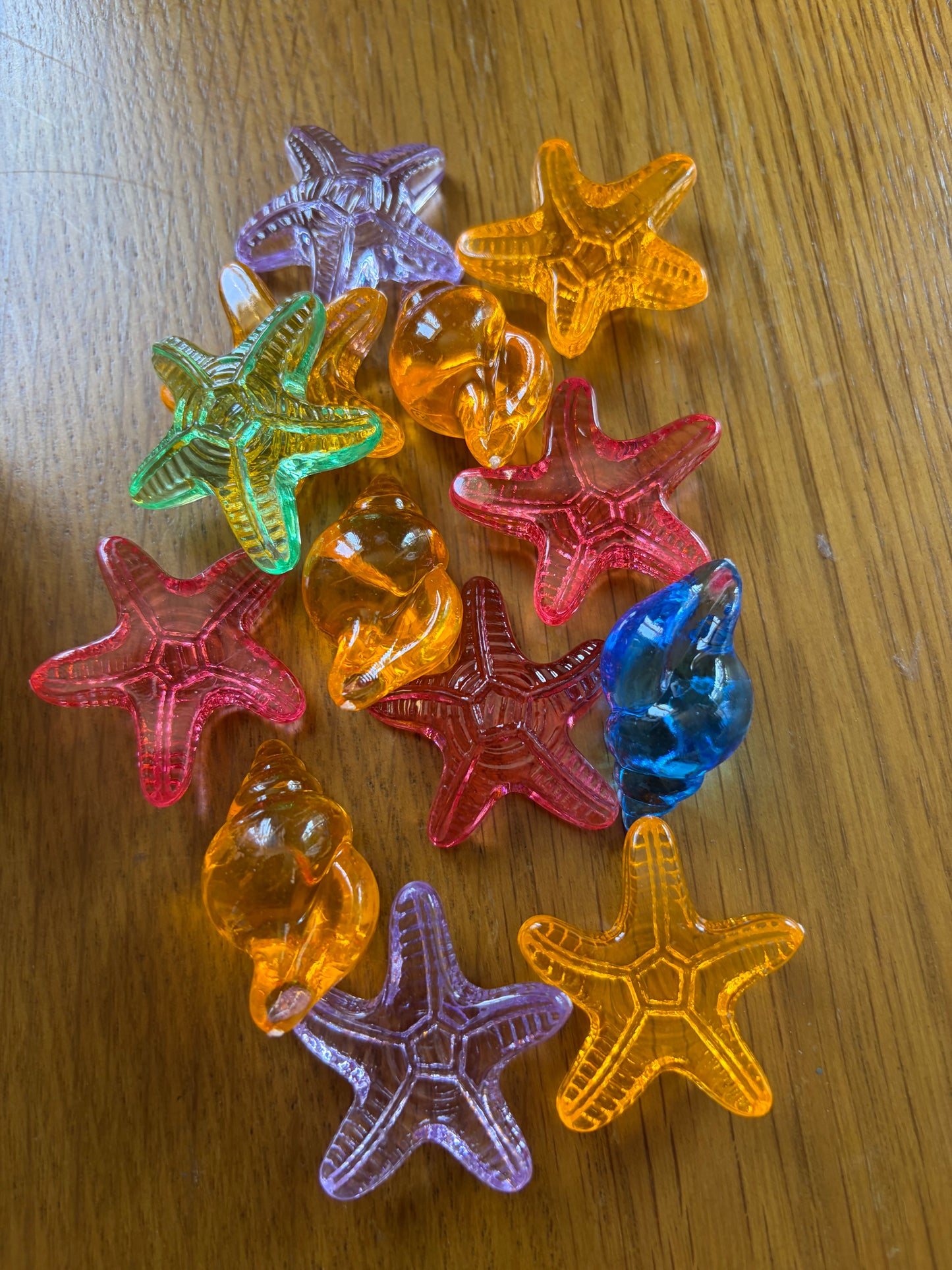 Translucent sorting and counting shells sale clearance
