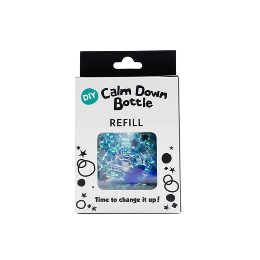 Calm down bottle with filling - neurodiverse toy encourages self regluation includes filling