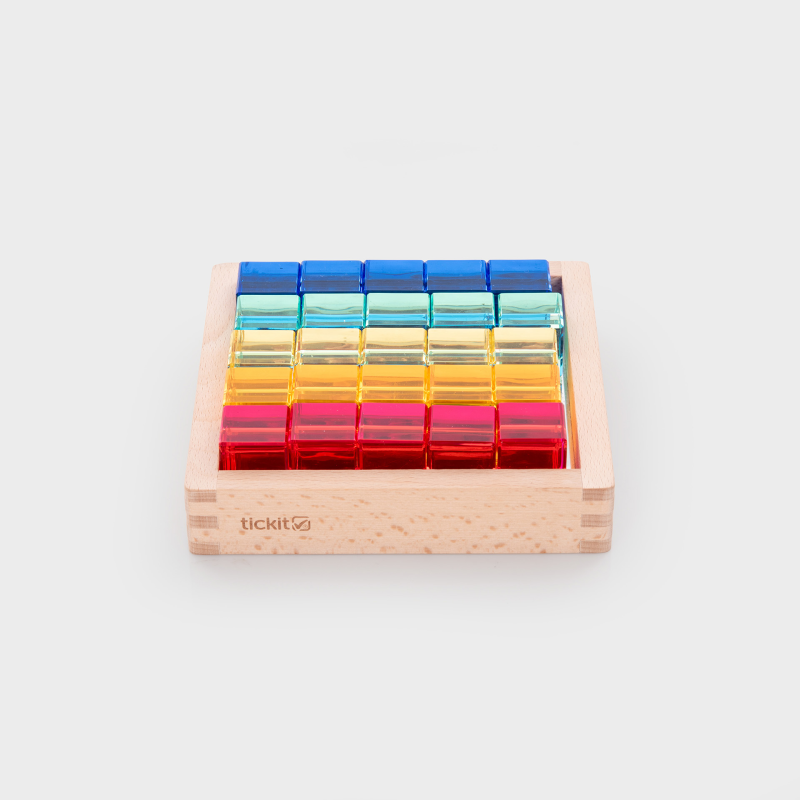 mirrored gem tray - Pk25 + tray NEW