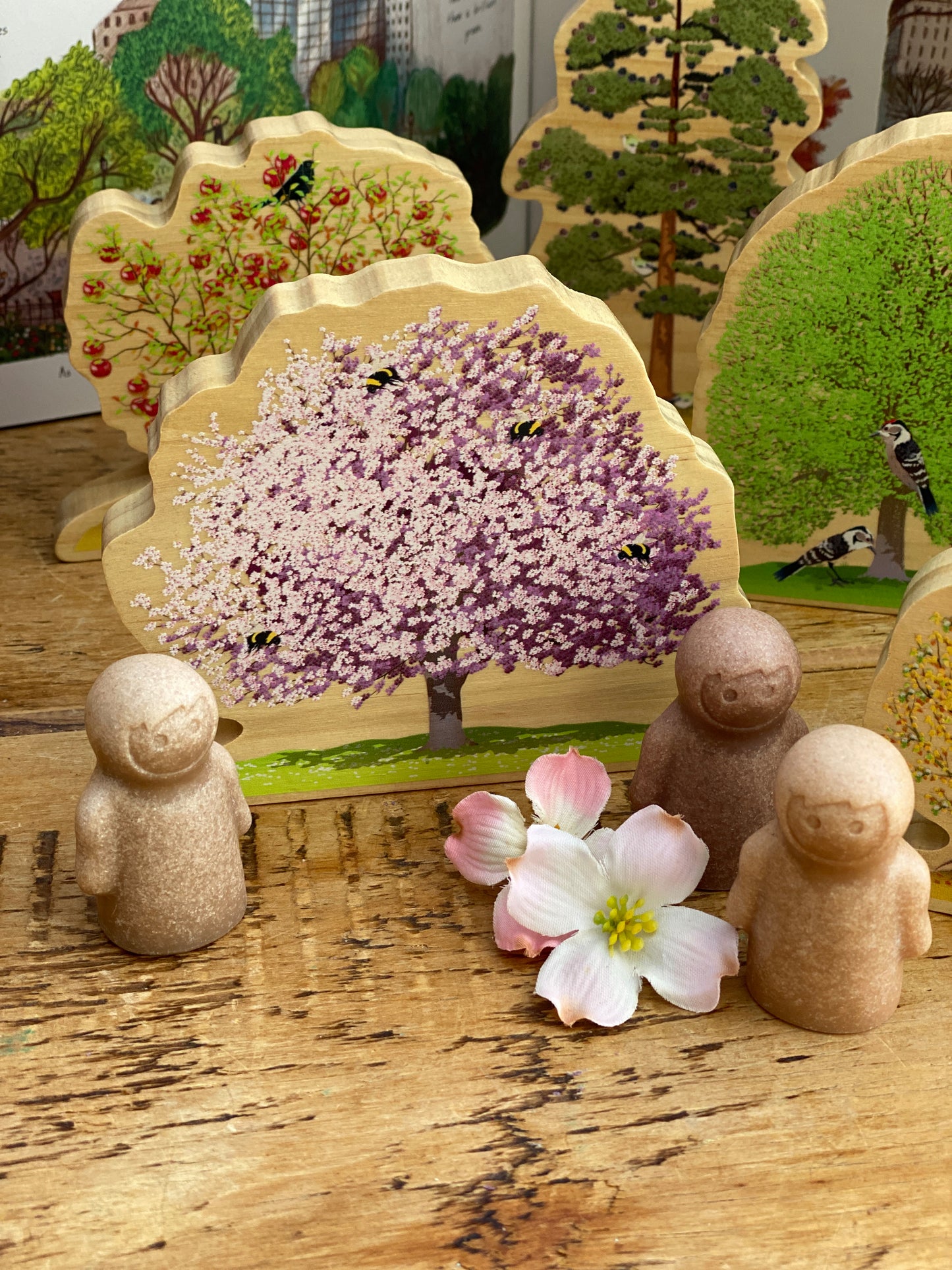 Four seasons wooden double sided trees - NEW - SALE