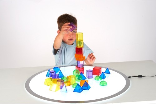 Translucent geometric blocks - Edutrayplay ltd