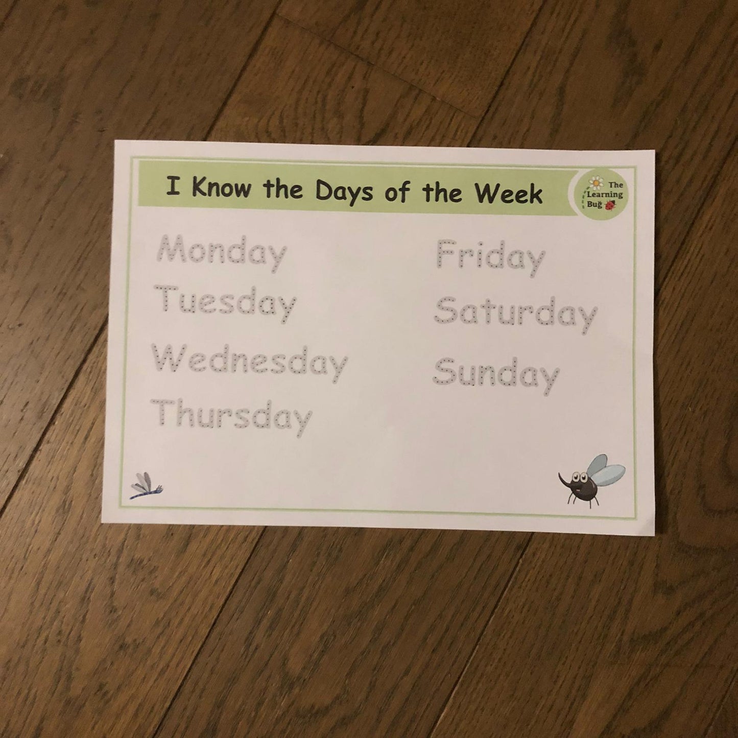 Writing work sheets - Edutrayplay ltd