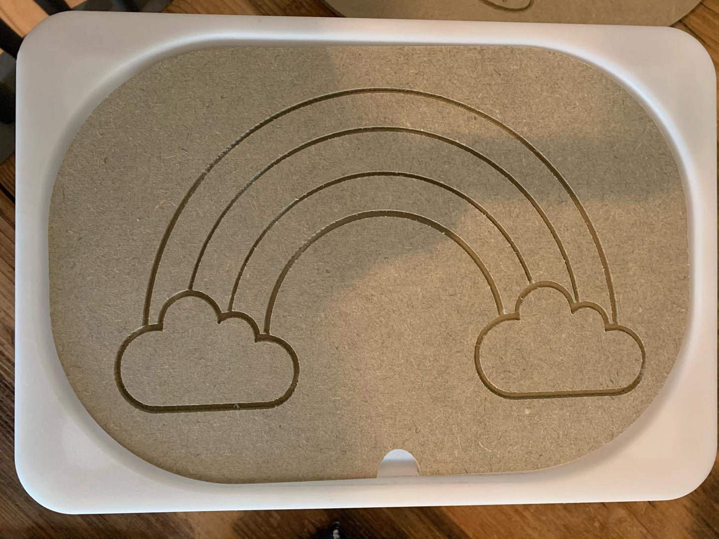 rainbow lid for flisat trofast small size - Edutrayplay ltd