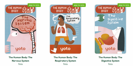 Brainbots yoto card sets - NEW SALE - 4 different educational sets to collect