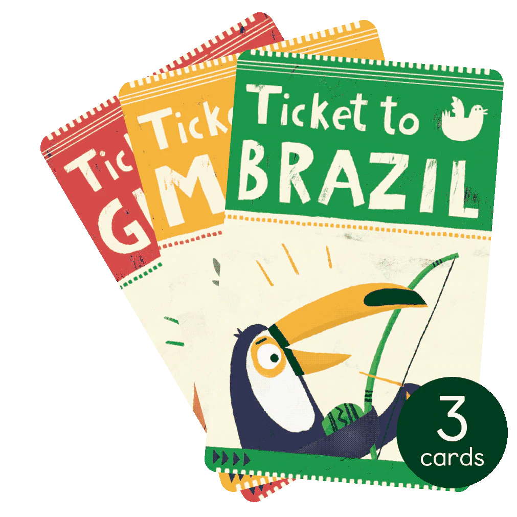 Ticket to yoto card set