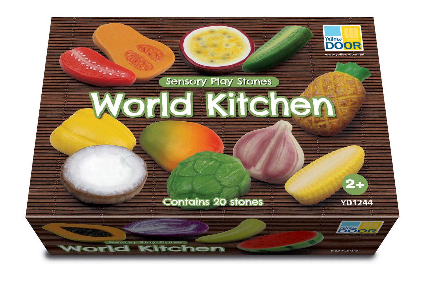 World kitchen sensory food play stones