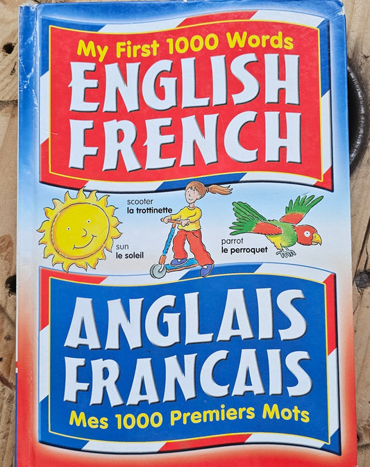 French to English word and picture book