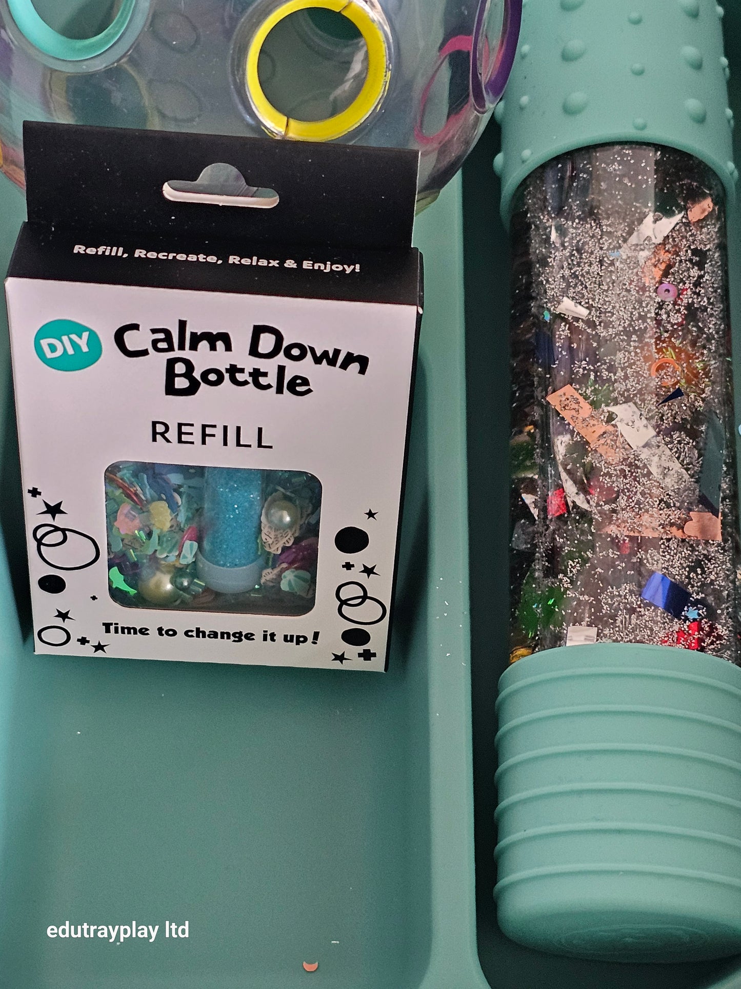 Calm down Bottle - mint - includes a filling