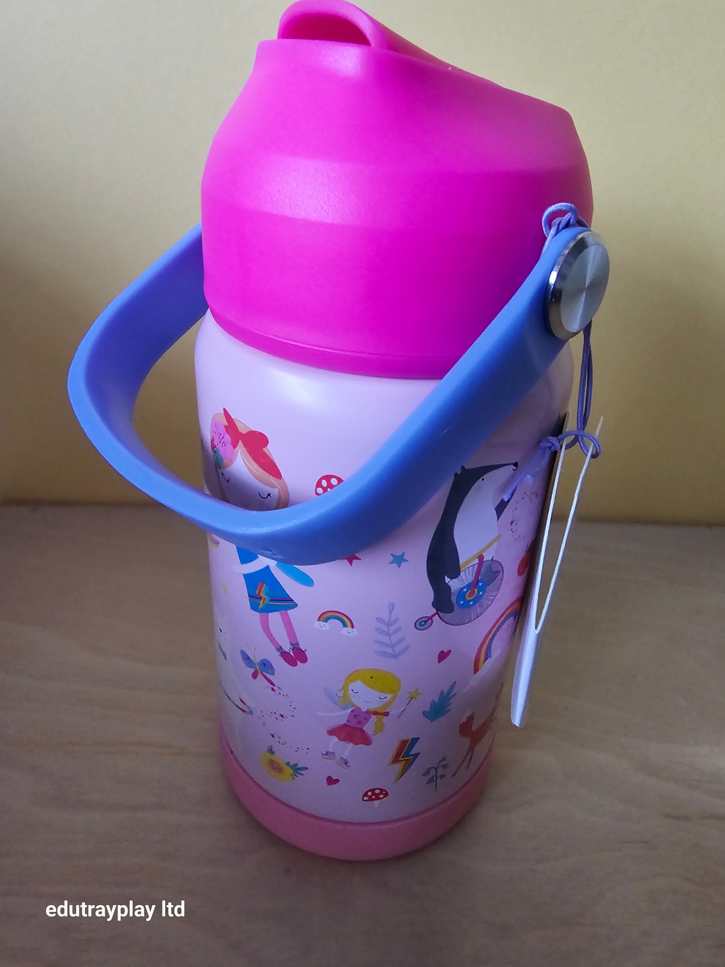 Floss & Rock fairy rainbow metal/silicone water bottle
