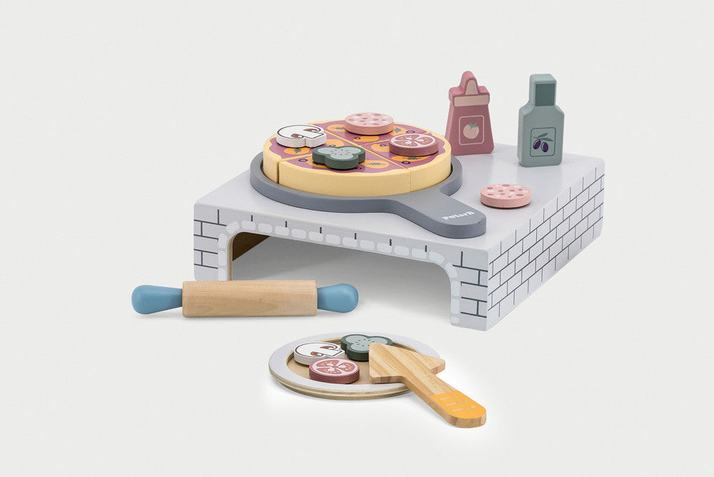 Wooden Pizza Oven role play toys