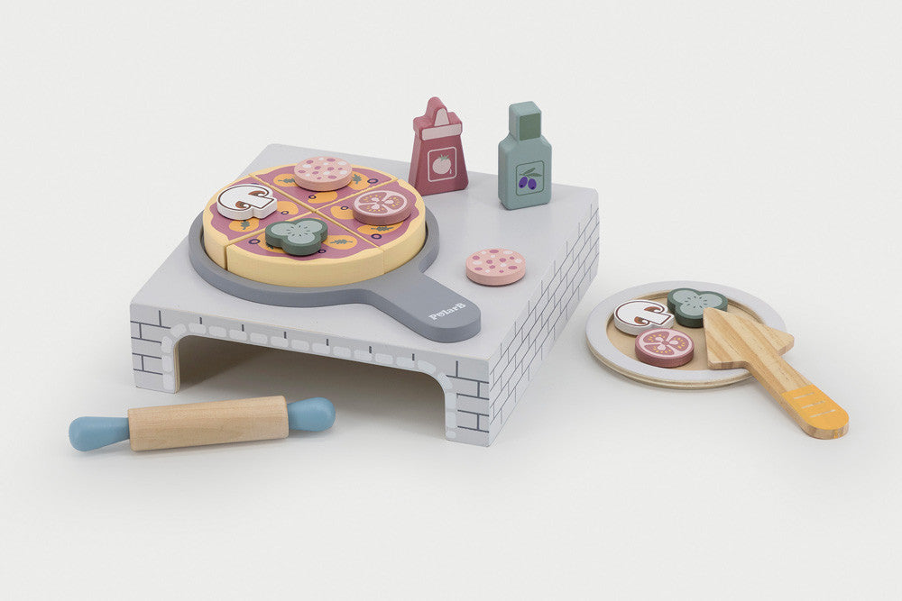 Wooden Pizza Oven role play toys