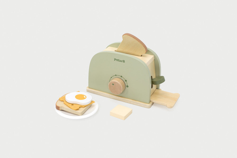 Wooden role play toaster