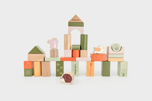 Wooden Forest themed blocks - NEW