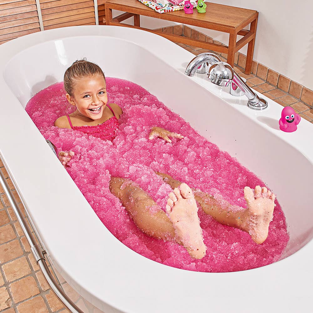 Zimpli Bio Glitter Pink Gelli Baff - Kids Sensory Bath Toy