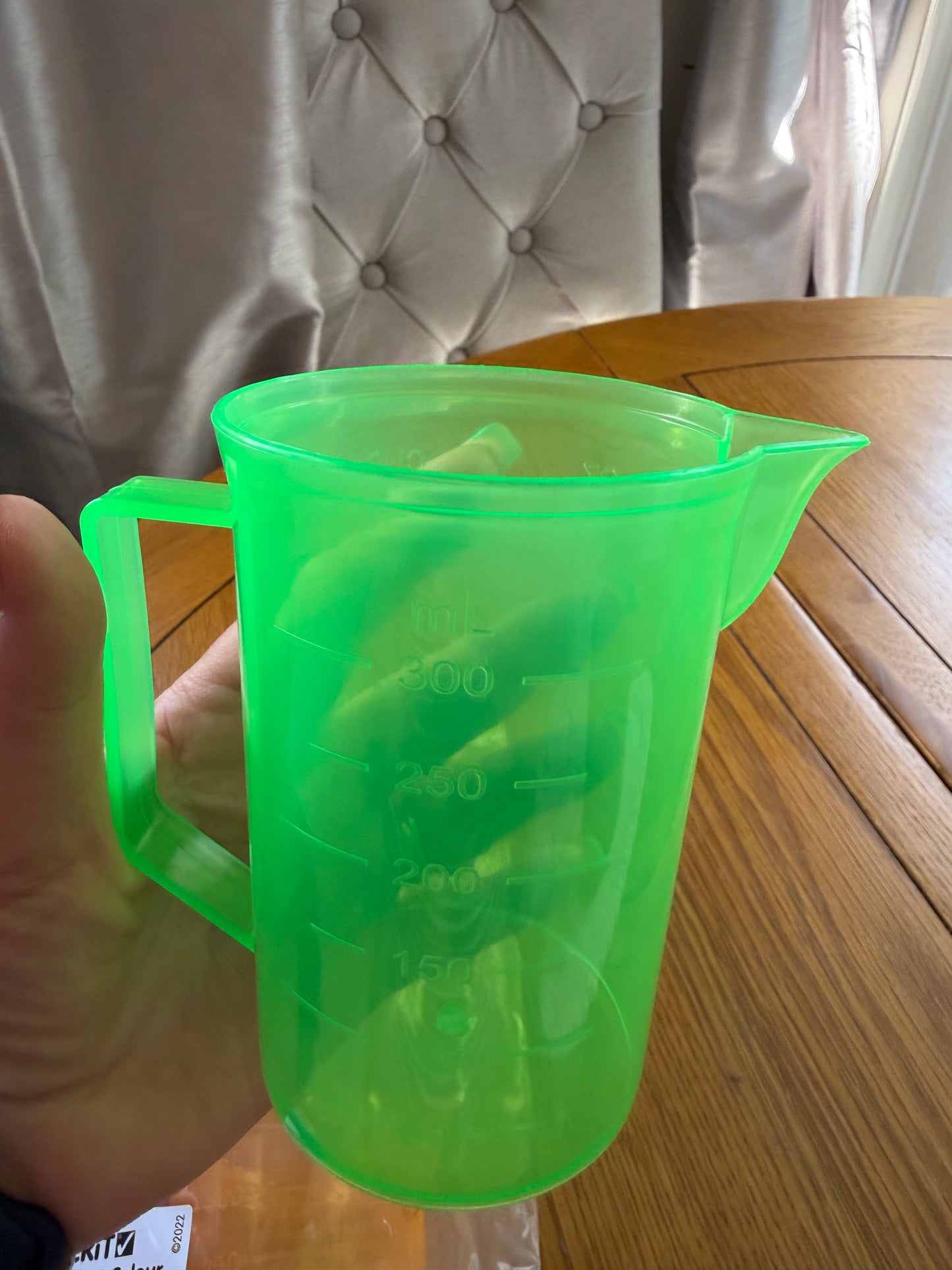 Set of size rainbow translucent jugs with measuring  - sale clearance