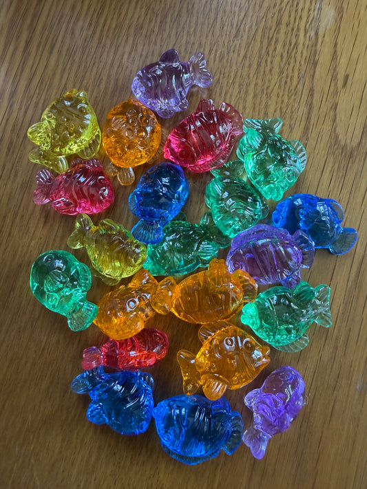 Translucent sorting fish
