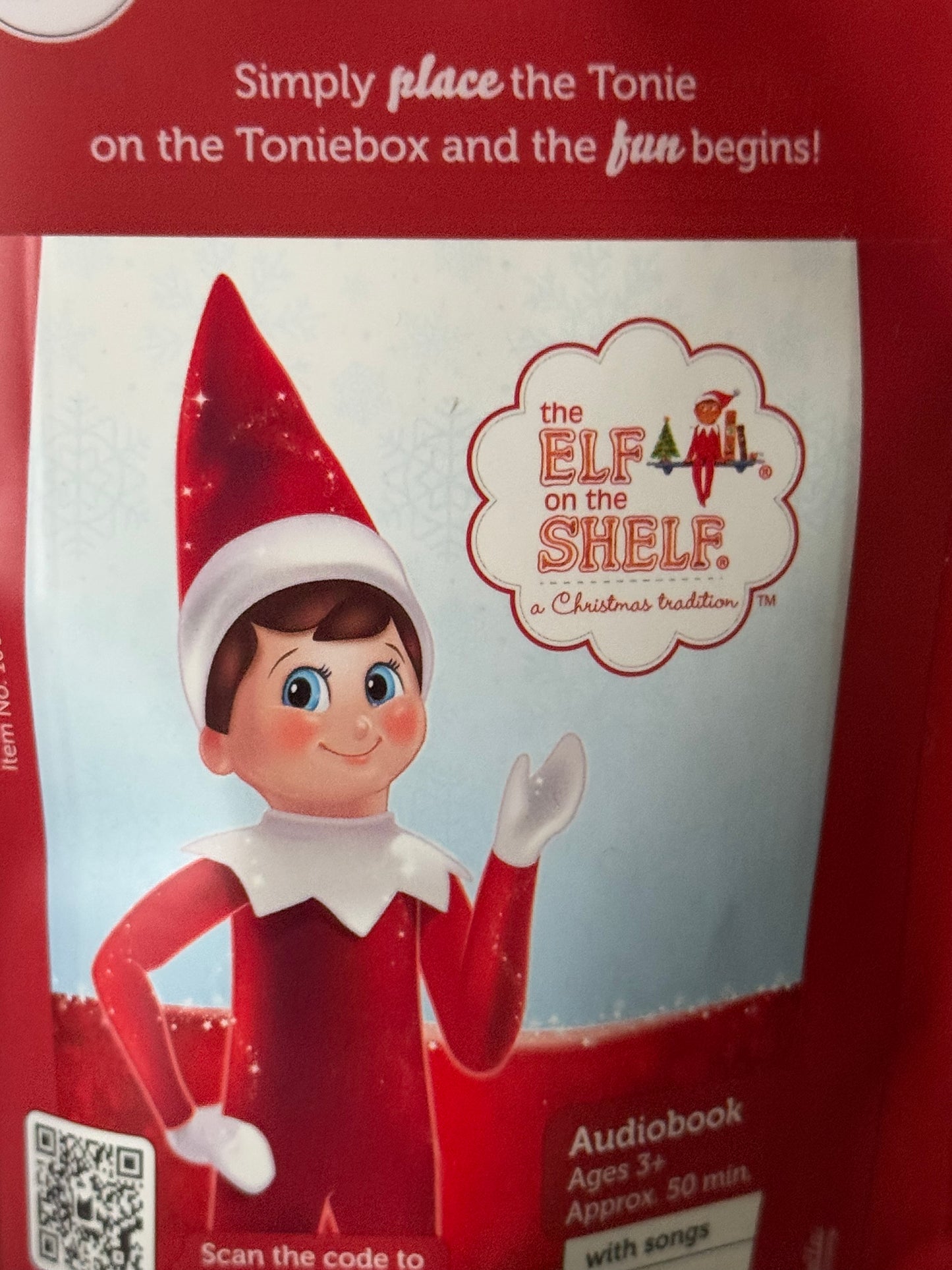 Elf on the shelf Tonie 1 available. Sale