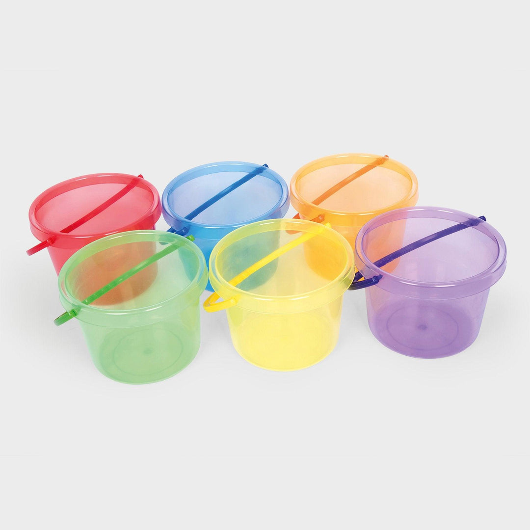 Rainbow buckets set