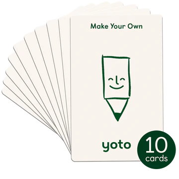 Make your own yoto cards (10 pack)