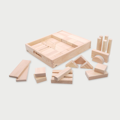 Rainbow jumbo wooden blocks