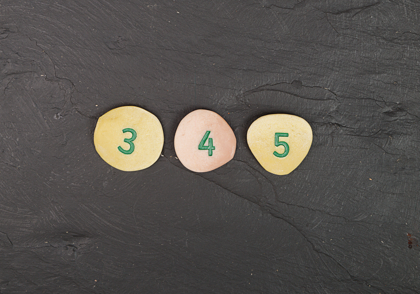 number pebbles 0-10 (11 pebbles)