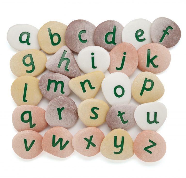 Jumbo alphabet pebbles - Edutrayplay ltd