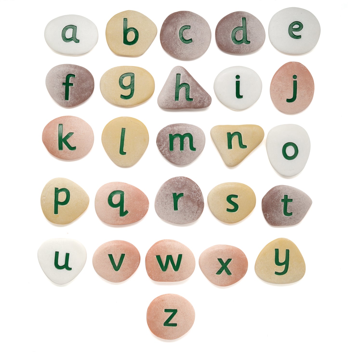 Jumbo alphabet pebbles