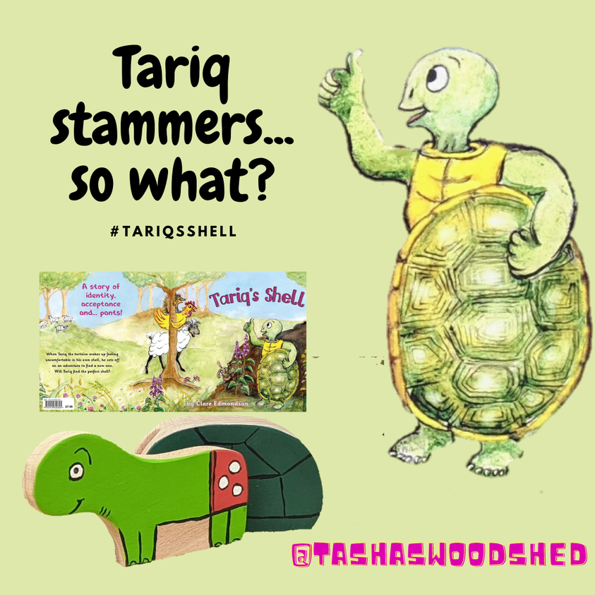 Tariq's Shell book and optional wooden figures