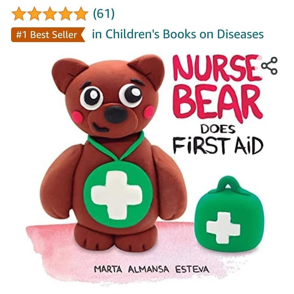 Book nurse bear does first aid