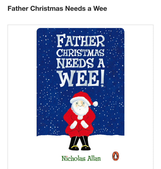 Yoto card - Father Christmas needs a wee - pre order for when in stock