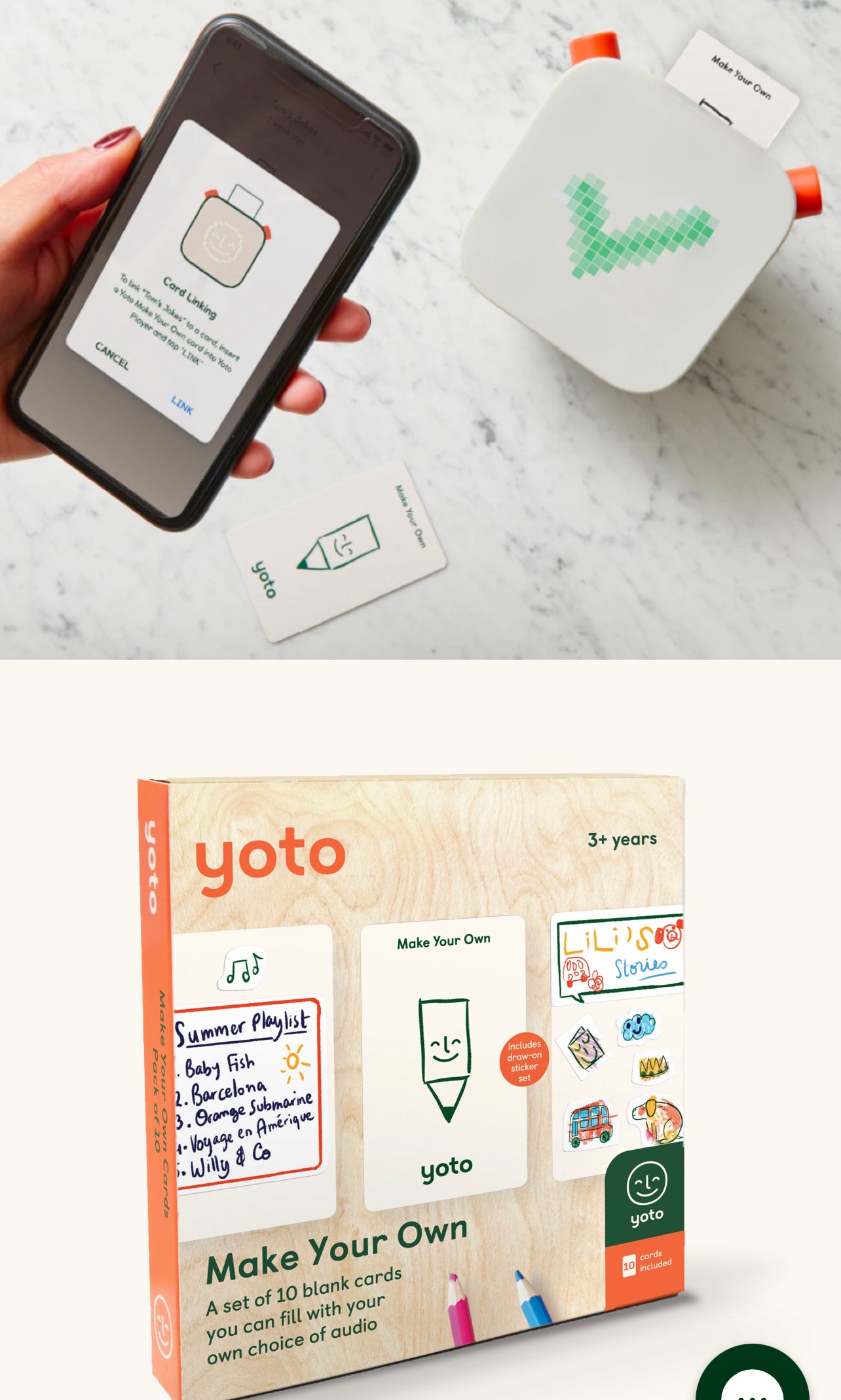 Make your own yoto cards (10 pack)