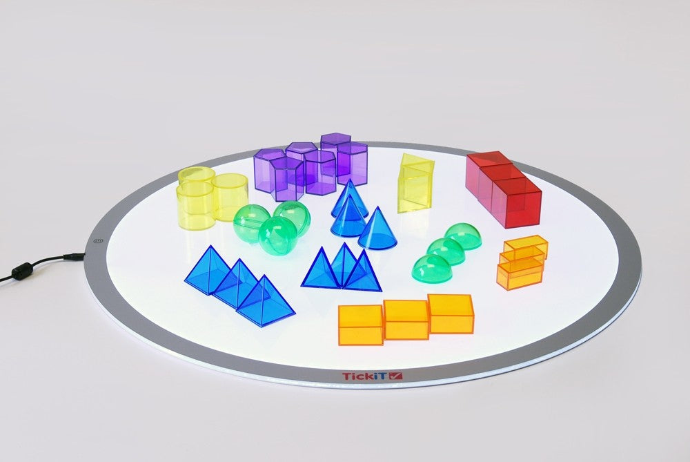 Translucent geometric blocks - Edutrayplay ltd