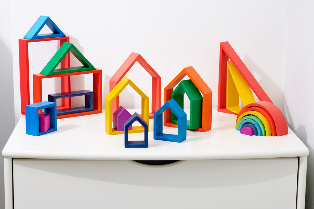 Rainbow Architect Houses - Pk7 - NEW