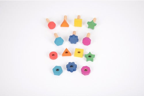 Rainbow wooden nuts and bolts - ideal christmas present
