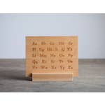 wooden alphabet board & stand - gladfolks - curiosity approach