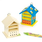 Wooden bug houses  bee, ladybird, ladybird - Edutrayplay ltd