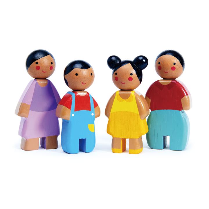 Sunny Family wooden doll set - Edutrayplay ltd