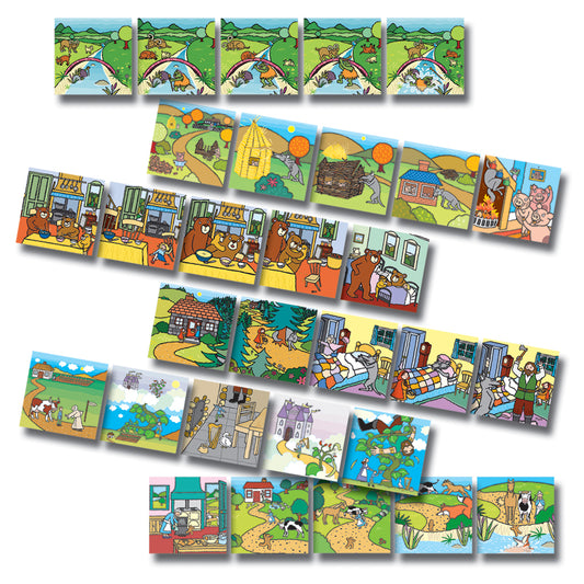 traditional story sequencing cards - tell me a story - Edutrayplay ltd