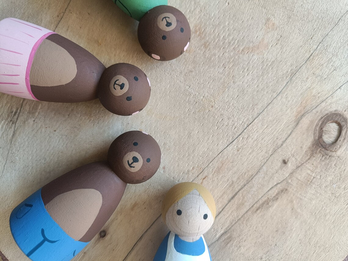 Story set peg dolls