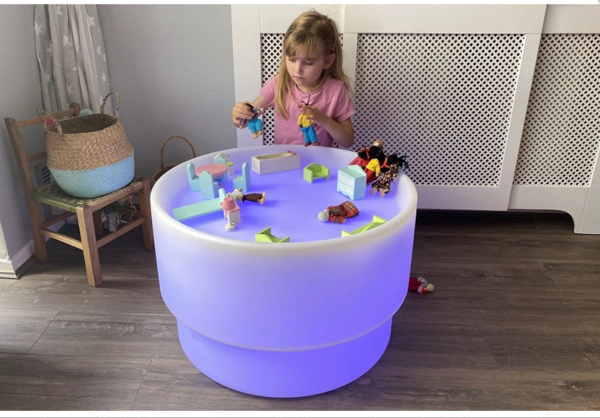Colour changing sensory mood sand & water  exploring table