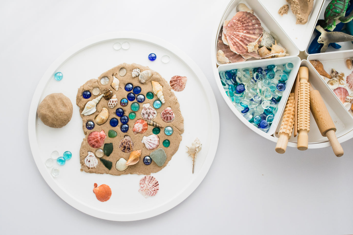 Sensory tray, with sections  inspire my play tray and lid -  offer limited stock